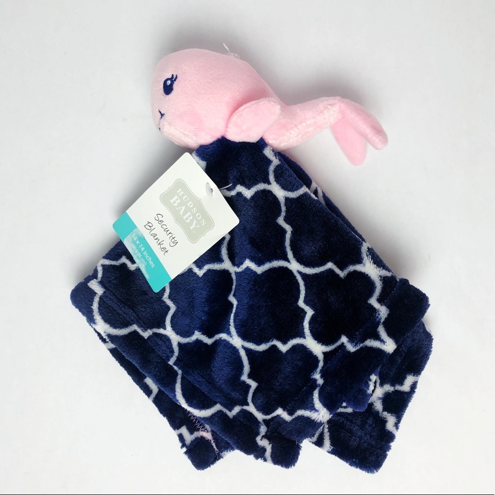 NWT Hudson Baby Whale Security Blanket